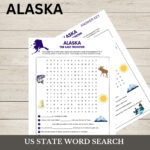 Alaska Sate Word Search | Kids Word Search | Printable Puzzles For Free Printable Alaska Word Search