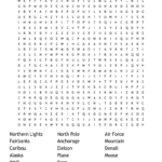 Alaska Word Search   Wordmint Inside Free Printable Alaska Word Search