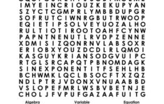 Algebra Word Search Puzzle | Math = Love in Free Printable Word Search High School