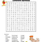 Animal Word Search (Free Printable Dog, Pet, Dinosaur Puzzles Inside Word Search Printable Animals