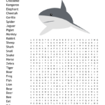 Animals Hard Word Search   Wordmint Inside Difficult Word Search Printable