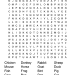 Animals Year 2 Word Search   Wordmint In 2nd Grade Word Search Printable Free