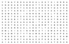 April Word Search Printable - National Days Word Find Puzzle with regard to April Word Search Printable