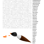 Art Word Search   Wordmint With Regard To Art Word Search Printable
