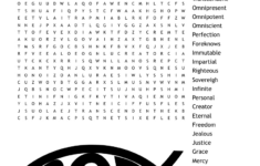 Attributes Of God Word Search - Wordmint inside Free Printable Bible Word Search About Freedom