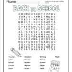 Back To School Worksheets For Kids | Abcmouse Within Free Printable Word Search Elementary School Back To School Worksheets For Kids | Abcmouse Within Free Printable Word Search Elementary School