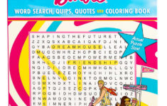 Barbie Word Search, Quips, Quotes, And Coloring Book | Book pertaining to Barbie Word Search Printable