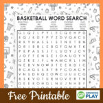 Basketball Word Search Free Printable   Growing Play With Regard To Free Printable Word Search Basketball
