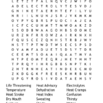 Beat The Heat Word Search   Wordmint With Regard To Printable Word Search For Stroke Patients