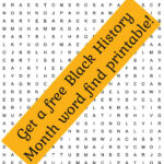 Black History Month Word Search   Free Printable With Answer Key Throughout Free Printable Black History Month Word Search Printable