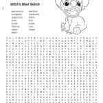 Blast Off Into Fun With Our Stitch Activity Sheets! | Fun | The Inside Stitch Word Search Printable