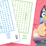Bluey: Family Trip Word Searches   Bluey Official Website Pertaining To Printable Bluey Word Search
