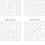 Bridgites Bingo Game   Wordmint In 100 Word Searches Printable Gridgit