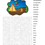 Camping Word Search   Wordmint For Camping Word Search Printable