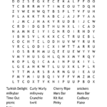 Candy Bar Brands Word Search   Wordmint Pertaining To Free Printable Word Search Puzzles Candy