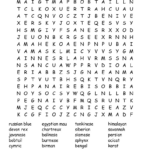 Cat Breeds Word Search   Wordmint Inside Cat Word Search Printable