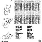 Cat Word Finder With Regard To Cat Word Search Printable