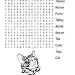 Cats Word Search   Wordmint For Free Printable Word Search Cats