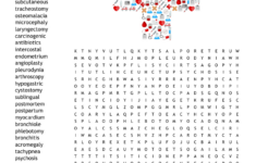 Chapter 1-12 Medical Terminology Word Search – Wordmint with regard to Medical Word Search Printable
