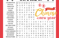 Chinese New Year Word Search – Free Printable – Growing Play in Printable Word Search 2025