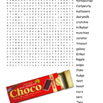 Chocolate Bars Word Search   Wordmint For Free Printable Word Search Puzzles Chocolate