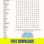 Cotton Candy Word Search Puzzle With Regard To Free Printable Word Search Puzzles Candy