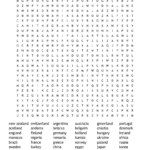 Countries Word Search   Wordmint For Printable Word Search Countries