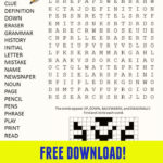 Crossword Word Search Puzzle Regarding Free Printable Word Search And Crossword Puzzles