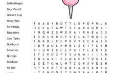 Different Types Of Candy Word Search – Wordmint for Printable Word Search Examples