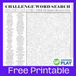 Difficult Word Search Puzzle   Free Challenge Printable   Growing Play With Regard To Free Printable Word Search Puzzles For Adults Difficult