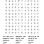 Digestion & Nutrition Word Search   Wordmint For Reader'S Digest Word Search Printable For Adults
