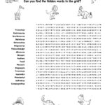 Dinosaur Wordsearch • Beeloo Printable Crafts And Activities For Kids Within Free Printable Word Search Puzzle Dinosaurs