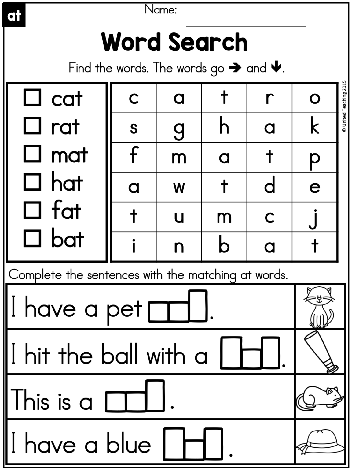 Discover 10 Cvc And Kindergarten Worksheets Ideas | Kindergarten intended for Cvc Word Search Free Printable