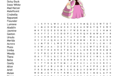 Disney Characters (Hard) Word Search - Wordmint pertaining to Disney Word Search Printable Hard