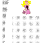 Disney Characters (Hard) Word Search   Wordmint With Disney Word Search Printable
