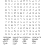 Disney Princesses Word Search   Wordmint Inside Disney Word Search Printable Hard