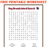 Dog Breeds Word Search {Free Printable!} Pertaining To Dog Word Search Puzzles Printable
