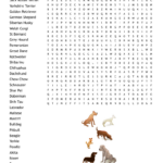 Dog Breeds Word Search   Wordmint Within Free Printable Word Search Puzzles Dogs