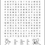 Dog Themed Word Search For Kids   Tree Valley Academy With Regard To Printable Word Search For 6 Year Olds