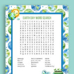 Earth Day Word Search With Regard To Free Printable Earth Day Word Search