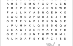 Easy Apple Word Search For Kids - Tree Valley Academy inside Grade 4 Word Search Printable