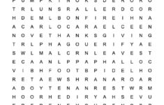 Easy Fall Word Search Printable - Free Word Find With Answers with Free Printable Fall Word Search Puzzles