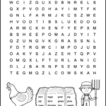 Easy Farm Word Search   Tree Valley Academy Intended For Word Search For 8 Year Olds Printable