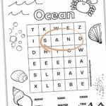 Easy Word Searches For Kindergarten   Nature Inspired Learning For Kids Printable Word Search Easy
