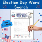 Election Day Word Search: Free Printable   Literacy Learn With Election Day Free Printable Word Search