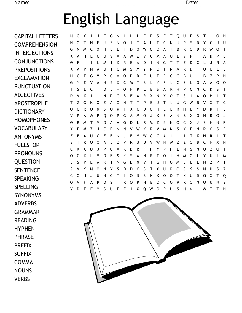 English Language Word Search - Wordmint within Printable Word Search Games In English