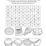 English Unite   Snacks And Fast Food Word Search Puzzle In Printable Word Search Sandwiches