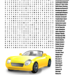 Exotic Car Word Search   Wordmint With Regard To Free Printable Word Search Cars