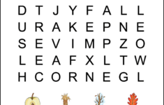 Fall Word Search For Kindergarten - Tree Valley Academy pertaining to Free Printable Kindergarten Word Search