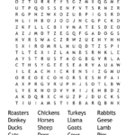 Farm Animals Word Search   Wordmint With Printable Word Search Farm Animals